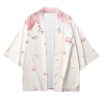 Vintage Floral Print Casual Cardigan Kimono Outerwear - Modakawa modakawa